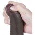 Sliding dildo black 7.5